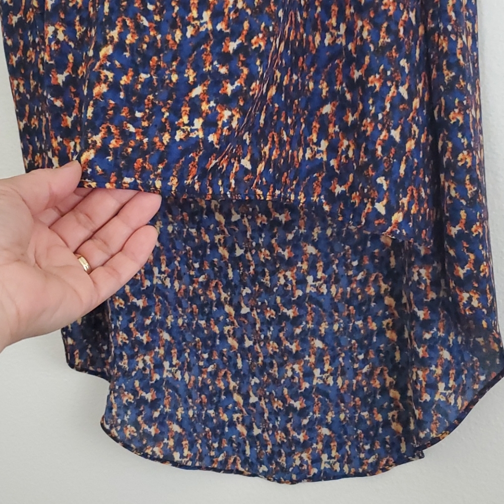 Soprano High Low Sleeveless Print Top S - Picture 2 of 8